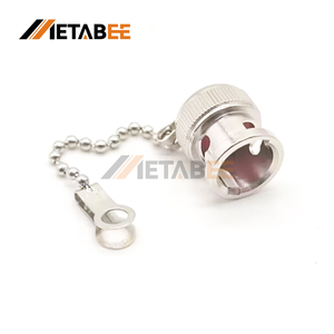 Conector BNC con tapa antipolvo Hot Superbat para conector hembra macho, para soldar en RG58, roscado, chapado en oro, metálico - Product Image 2