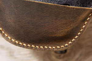 Panci kulit untuk sayuran, panci kulit samak, Set penutup peralatan masak, wajan kulit besi cor, tutup pegangan 2 - Product Image 6