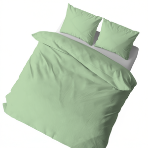 Ensemble de housse de couette 100% coton vert UK King 230x220cm Literie - Product Image 3