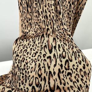 Của phụ nữ Leopard in Viscose Jersey ăn mặc áo sơ mi áo cánh cho hàng may mặc sử dụng vải dệt kim - Product Image 2