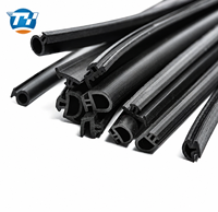 Tira de Sellado de Goma EPDM a Medida, Resistente a Rayos UV y al Envejecimiento, para Muros Cortina, Aislamiento Acústico y Contra la Intemperie para Ventanas de Aluminio con Tornillos