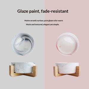 Bol en céramique pour chat et chien, anti-renversement, pour nourriture et eau, antidérapant, pour animaux de compagnie, vente en gros - Product Image 5