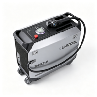 Nettoyeur laser à fibre mobile industriel 1000W 2000W 3000W, pistolet de nettoyage laser portatif pour l'élimination de la peinture et de la rouille sur les métaux