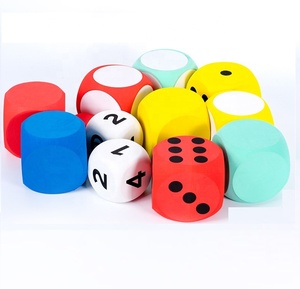 Dados con logotipo personalizado, juego sexual divertido para adultos, regalo Diy, dados de espuma Eva personalizados grandes que rebotan en blanco - Product Image 5