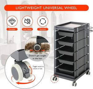 Carrito Rodante para Salón de Belleza y Spa, Carro de Herramientas para Peluquería, Barbería, Tienda, Sala de Estar, Taller - Product Image 6
