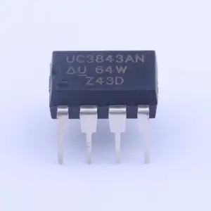 Chip IC UC3843AN-cargador de batería, gestión de potencia, regulador de voltaje, controlador TEC, Microchip UC3843