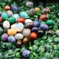 Pas cher Mini 20*15MM Crystal Gemstone Oeufs de Pâques pour la décoration de la maison Stock Vente Autre Crystal Crafts