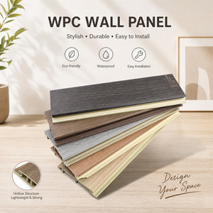 Revêtement extérieur imperméable de haute qualité à prix abordable, panneau mural extérieur en WPC co-extrudé avec revêtement ASA pour bâtiments - Product Image 1