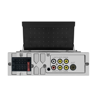Radio Universal para Auto de 7 Pulgadas 1 Din, Reproductor MP5, Mirror Link, Android Auto, Carplay, Estéreo HD, Pantalla Táctil, Reproductor de DVD con Cámara de Reversa
