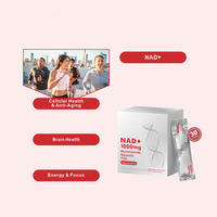 HDK NAD+ Liquide Oral 1000mg Nicotinamide Riboside PQQ Resvératrol 30 Sachets Énergie Cellulaire Concentration OEM ODM Complément Alimentaire