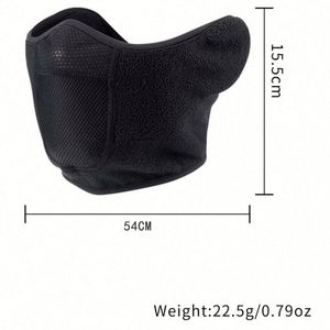 Masque de cyclisme unisexe d'extérieur, protection auditive, anti-gel, coupe-vent, en polyester, USA Mairun USA 823 - Product Image 4