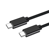 Câble de données USB 3.2 Type-C vers Type-C personnalisé de 1 m avec blindage tressé, charge rapide PD 100 W, 5 A USB 3.2 pour iOS