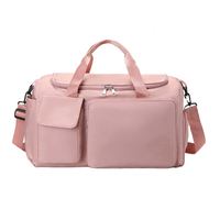 Sac de voyage/yoga en nylon imperméable, léger, grande capacité, couleur unie, haute qualité, durable, fabriqué en usine BSCI, tendance 2023.