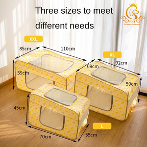 EUR PET Tente pliable portable pour animaux de compagnie, respirante, en tissu Oxford, avec <span class=keywords><strong>fermeture</strong></span> éclair, pour extérieur - Product Image 5