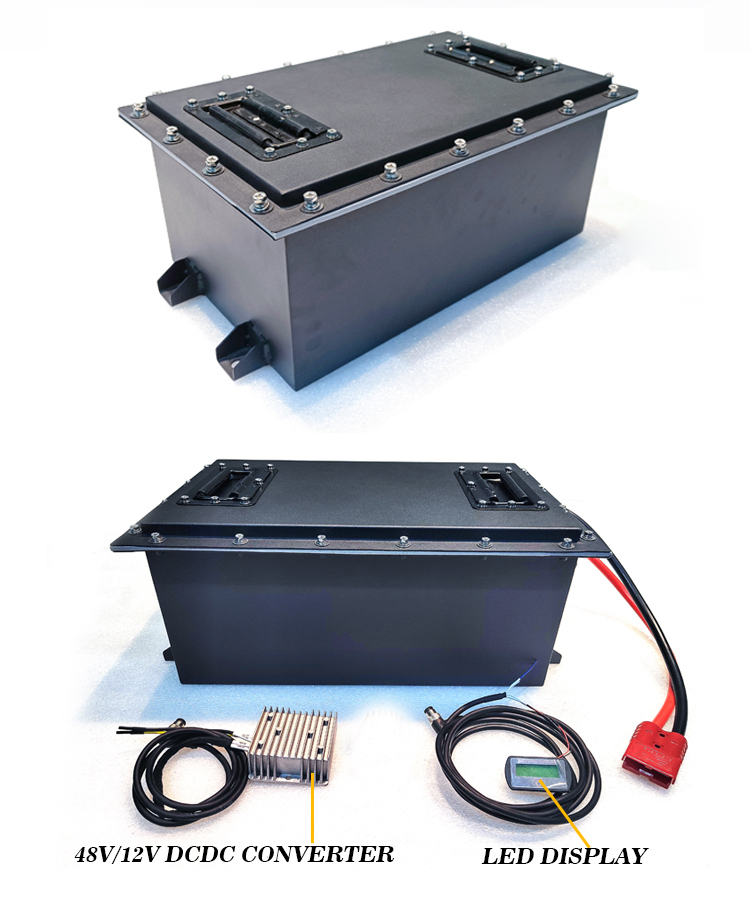 4 Seat Long Cycle 48v 80ah 100ah 200ah Lifepo4 Lithium Battery For Golf Cart