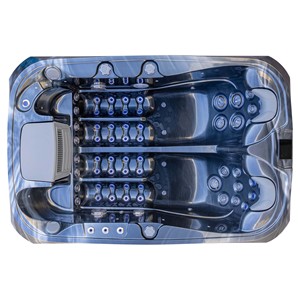 Bain à remous de luxe pour l'extérieur, fabriqué en Chine, avec jets de massage, spa de ski, jacuzzi, mini baignoire pour 2 personnes avec lumière, JW-2226 - Product Image 2