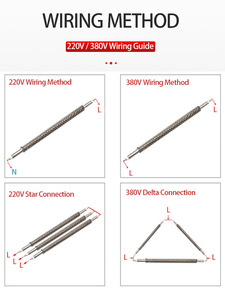 <span class=keywords><strong>U</strong></span> loại vây thép không gỉ khô ống sưởi ấm tản nhiệt điện công suất cao Lò nướng 380V 220V bảo tồn năng lượng - Product Image 5