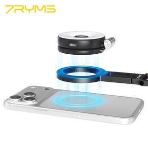 7RYMS 7RIG T2(Sky blue) Waterproof Flexible Magnetic <b>Phone</b> Tripod with Wireless Remote Adjustable Height & Portable for Desk Use - Product Image 5