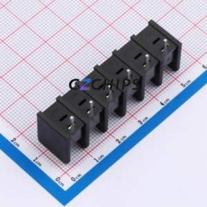 DBT30S-8.25-6P-BK-P Barrier Terminal Block P=8.25mm Connector ( Pitch: 8.25mm )( Rated Current: 20A )( Rated Voltage: 300V ) - Product Image 2