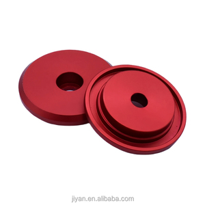 Komponen mesin putar CNC anodisasi merah aluminium Aloi suku cadang presisi logam CNC - Product Image 2