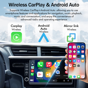 <span class=keywords><strong>Radio</strong></span> para Auto LELV de <span class=keywords><strong>9</strong></span> Pulgadas con Sistema Linux para Honda Fit 3 Jazz (2014-2020), Pantalla Dividida, Navegación Estéreo, Reproductor de Video Android Auto - Product Image 4