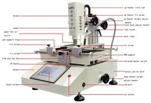 Station de Retravaillage BGA LW-05 4500W <span class=keywords><strong>IR6500</strong></span>, Machine de Rebillage Infrarouge Chauffante, Expédition UE, État Neuf, Comprend Moteur et Roulement - Product Image 6