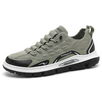DN – chaussures d'été pour hommes, chaussures en tissu et en cuir, chaussures de chantier antidérapantes, chaussures décontractées