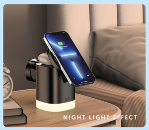Nouvelles tendances 2025 support de chargeur sans fil multifonction de technologie la plus vendue avec lumière rvb - Product Image 3