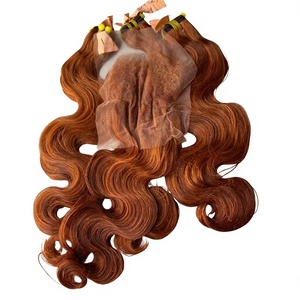 Cheveux humains vietnamiens ondulés couleur Cajun - Product Image 1