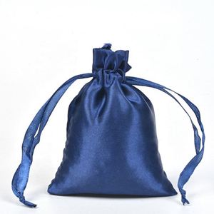 Satin Jewelry Cosmetics Lipstick <b>Gift</b> Packaging <b>Bag</b> <b>Wedding</b> Celebration Silk Drawstring <b>Bags</b> With Logo - Product Image 4
