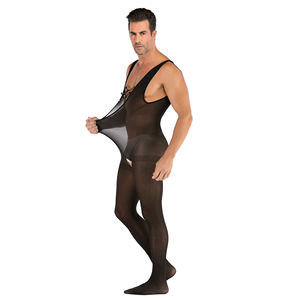 Bas de corps sans entrejambe en soie Unsex pour homme sexy - Product Image 4