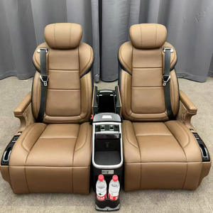 Vente chaude Suv Conversion siège arrière de voiture en cuir de qualité supérieure avec accoudoir réfrigérateur pour Lc200 Lc300 Lx570 Captain Seat - Product Image 2