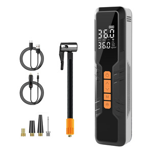 Bomba de Aire Inalámbrica Inteligente Portátil con Pantalla Digital, Cable de 60 cm, Alimentación USB, Inflador de Neumáticos para Automóvil de Doble Uso - Product Image 2