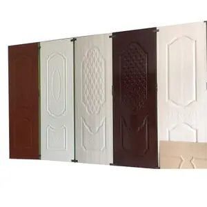 3 мм текстура дизайн меламина hdf формованная дверная кожа для изготовления дверей