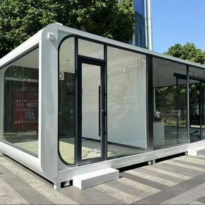 Maison-conteneur moderne rectangulaire pour hôtel, avec design intérieur pour séjour en plein air - Product Image 4