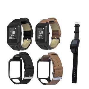 Bracelet de poignet en cuir pour GPS Golfer 2 Adventurer, compatible avec <span class=keywords><strong>TomTom</strong></span> 2, 3 Series, <span class=keywords><strong>Runner</strong></span> 2, 3, Spark Series - Product Image 4