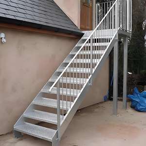 Schuine Lift Frame Stalen Structuur Ladder Fabrikant Directe Verkoop Spiraal Frame Trappen - Product Image 5