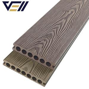 Planches de terrasse en composite WPC durables pour l'extérieur VELL Factory, revêtement de sol BPC écologique, vente chaude, dalles WPC économiques - Product Image 6