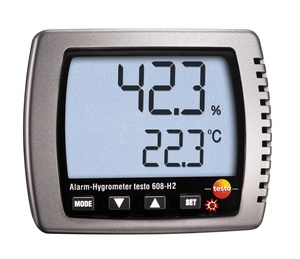 Medidor de Temperatura y Humedad con Pantalla LCD Testo 608H2, Plástico ABS de Alta Calidad para Uso Doméstico e Industrial, Compatible con OEM/ODM - Product Image 1