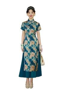 आधुनिक मैक्सी पोशाक के साथ आधुनिक मैक्सी पोशाक और आकार के चीनी चींगसम चींगसम चींगसम - Product Image 4