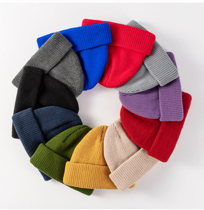 Bonnet de montre pour homme <span class=keywords><strong>chalutier</strong></span> bonnet avec bord enroulé vente en gros bonnet d'hiver chaud bonnet de pêcheur à revers courts pour femmes - Product Image 4
