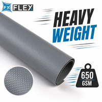 Bâche en toile PVC robuste pour camion et poids lourds FLFX Direct Factory, rouleau de 650 g/m², imperméable, résistant à l'abrasion, pour extérieur