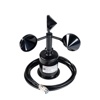 Anémomètre à coupelle RIKA RK100-02 IP65 CE en ABS, vitesse du vent 0-45 m/s, limite 50 m/s, sortie RS485, câble de 15 m, pour mines de charbon