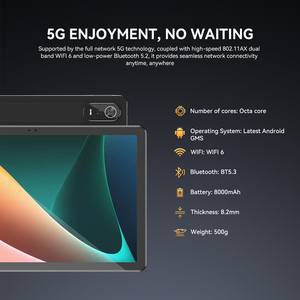5G Máy Tính Bảng <span class=keywords><strong>Android</strong></span> Máy Tính Bảng MTK Octa Lõi 8GB RAM 128G Lưu Trữ Kép Máy Ảnh Máy Tính Bảng Sim Thẻ HD Màn Hình Tablette Cho Kinh Doanh Máy Tính Bảng - Product Image 3