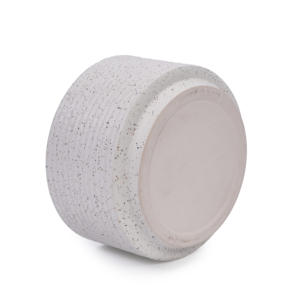 MDJ Glazed Ceramic Flower <b>Pots</b> 2 Pieces Round White <b>Indoor</b> Outdoor Planters for Home Garden Modern Minimalist Style - Product Image 6