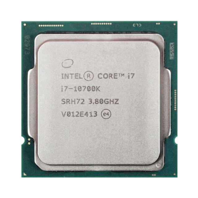 Refurbished for Intel I7-10700K/SRH72 CPU Eight-Cores Sixteen-Threads with 3.8 GHz 95W TDP LGA 1200 for Desktop Used in Stock