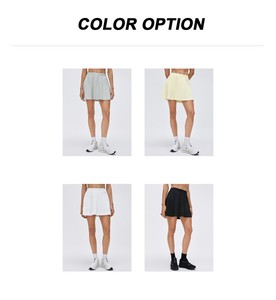 Falda de Tenis Corta a Cuadros de Cintura Alta con Logotipo Personalizado al por Mayor, Falda de Diseñador con Control de Abdomen para Mujer - Product Image 6