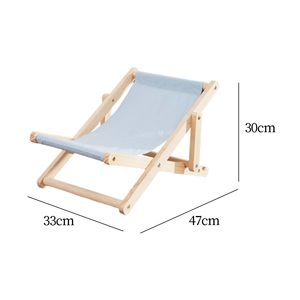 Recién llegado, <span class=keywords><strong>tumbona</strong></span> acogedora para gatos, silla de playa <span class=keywords><strong>plegable</strong></span> <span class=keywords><strong>y</strong></span> portátil, hamaca, muebles de exterior originales hechos de <span class=keywords><strong>madera</strong></span> - Product Image 4