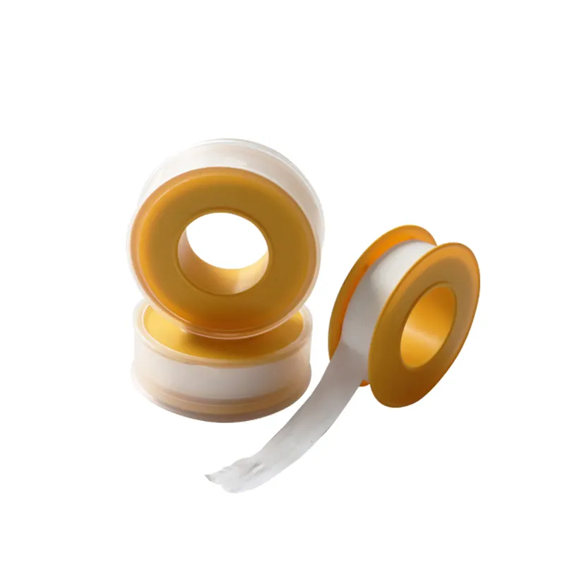 Factory high quality 12mm pipe fittings sealing tape waterproof ptfe thread seal tape yellow and white tape