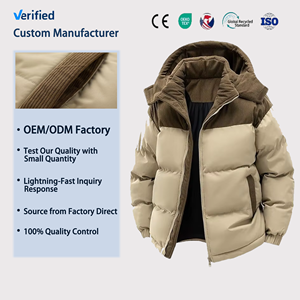 High quality Hoodie Hot Jacket for Men Retro Plus Size Clothing Breathable Windproof Waterproof Canvas Men's Puffer <b>Down</b> Ja - Product Image 4